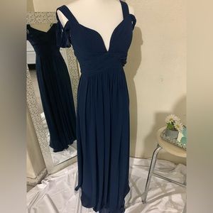 Prom long dress with slit
